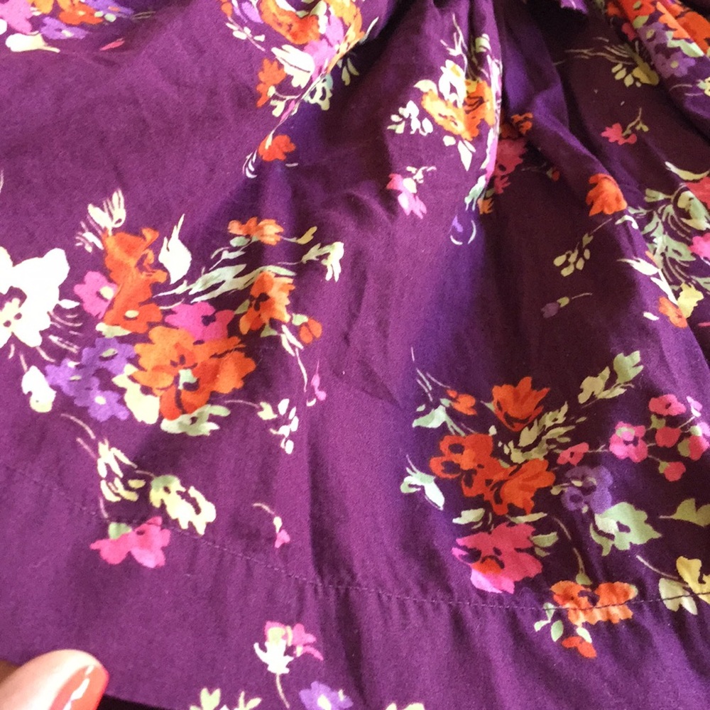 Janie & Jack 5 🍂Equestrian Charm 🍂Purple Skirt - Picture 2 of 2